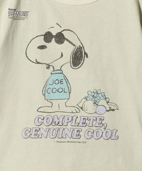 PEANUTS(ピーナッツ)の「【別注】<FRUIT OF THE LOOM × PEANUTS>リンガーTシャツ / キッズ 110cm-130cm(Tシャツ/カットソー・キッズ・ライトグレー/ホワイト/ライム・130cm/110cm/120cm)」の14枚目の写真