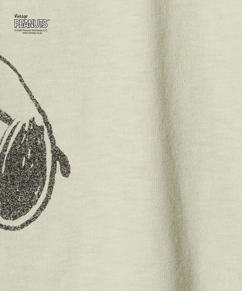 PEANUTS(ピーナッツ)の「【別注】<FRUIT OF THE LOOM × PEANUTS>リンガーTシャツ / キッズ 110cm-130cm(Tシャツ/カットソー・キッズ・ライトグレー/ホワイト/ライム・130cm/110cm/120cm)」の15枚目の写真