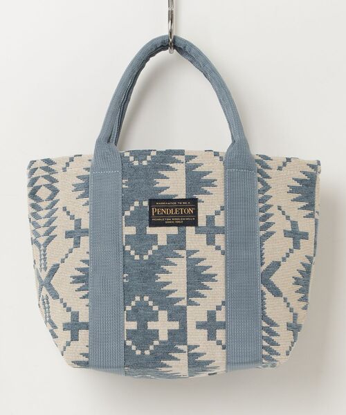 PENDLETON(ペンドルトン)の「【PE3】【PENDLETON/ペンドルトン】GOBELINS MINI TOTE BAG Native Pattern Mini Tote PDT-000-261008(トートバッグ・メンズ・ブルー/ブラック・FREE)」の8枚目の写真