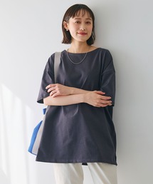 CROSS FUNCTION（クロスファンクション）の「《UV》エブ楽 綿100％クルーネックベーシックTシャツ【CROSS FUNCTION/クロスファンクション】（Tシャツ/カットソー）」