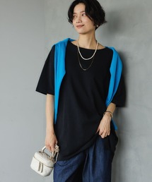 CROSS FUNCTION（クロスファンクション）の「《UV》エブ楽 綿100％クルーネックベーシックTシャツ【CROSS FUNCTION/クロスファンクション】（Tシャツ/カットソー）」