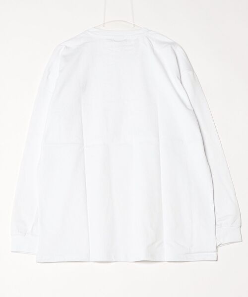 En serio TOKYO(エンソリオトーキョー)の「【SIDEWAYSTANCE】刺しゅうダウナーベア長袖Tシャツ SIDE24-038(Tシャツ/カットソー・メンズ・ホワイト/ブラック・X-LARGE/SMALL/LARGE)」の3枚目の写真