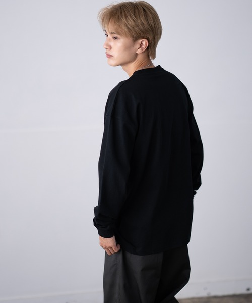 En serio TOKYO(エンソリオトーキョー)の「【SIDEWAYSTANCE】刺しゅうダウナーベア長袖Tシャツ SIDE24-038(Tシャツ/カットソー・メンズ・ホワイト/ブラック・X-LARGE/SMALL/LARGE)」の14枚目の写真