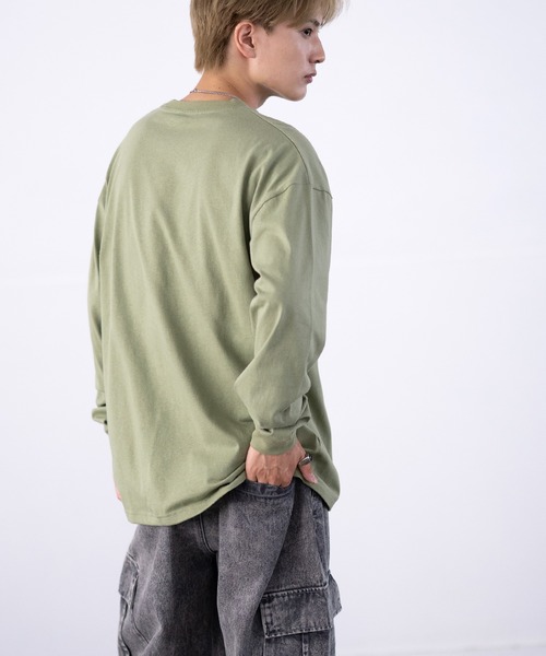 En serio TOKYO(エンソリオトーキョー)の「【SIDEWAYSTANCE】刺しゅうダウナーベア長袖Tシャツ SIDE24-038(Tシャツ/カットソー・メンズ・ホワイト/ブラック・X-LARGE/SMALL/LARGE)」の8枚目の写真