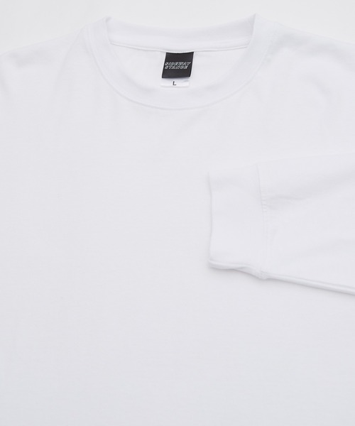 En serio TOKYO(エンソリオトーキョー)の「【SIDEWAYSTANCE】刺しゅうダウナーベア長袖Tシャツ SIDE24-038(Tシャツ/カットソー・メンズ・ホワイト/ブラック・X-LARGE/SMALL/LARGE)」の5枚目の写真