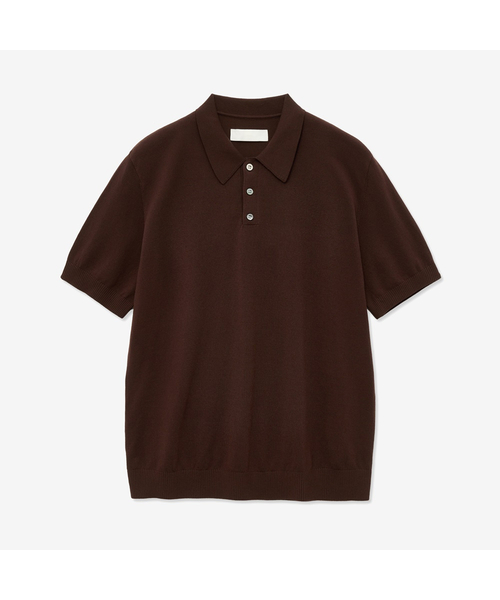 MINAV（ミナブ）の「テンセルカラー ニット [6COLOR]（Tシャツ/カットソー・メンズ・ブラック/アイボリー/レッド/ブラウン/グレー/ネイビー・MEDIUM/LARGE/X-LARGE）」の4枚目の写真