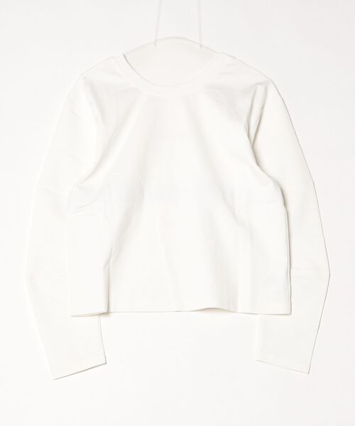 COOK JEANS(クックジーンズ)の「2WAYテープTシャツ(Tシャツ/カットソー・レディース・ホワイト/バーガンディー/ブラック・FREE)」の10枚目の写真