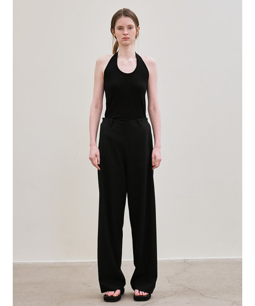 le(ル)の「lessence comfort banding pants (black)(スラックス・レディース・その他・SMALL/MEDIUM)」の2枚目の写真