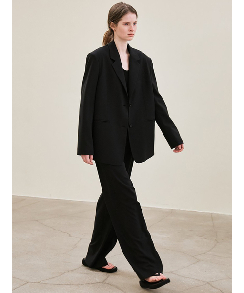 le(ル)の「lessence comfort banding pants (black)(スラックス・レディース・その他・SMALL/MEDIUM)」の5枚目の写真