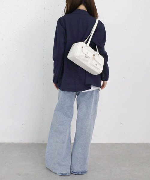 archives（アルシーヴ）の「ウォッシャブル麻調テーラードＪＫ（テーラードジャケット・レディース・グレー/ベージュ/ネイビー・SMALL/MEDIUM）」の20枚目の写真