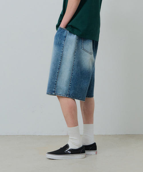 DESIRED（デシレッド）の「バミューダデニムパンツ-FBSK2601D0D（その他パンツ・メンズ・スカイブルー・MEDIUM/LARGE/X-LARGE）」の3枚目の写真