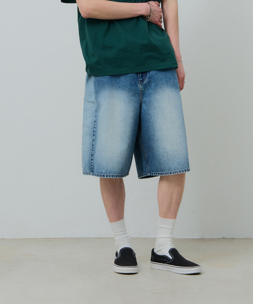 DESIRED（デシレッド）の「バミューダデニムパンツ-FBSK2601D0D（その他パンツ・メンズ・スカイブルー・MEDIUM/LARGE/X-LARGE）」の5枚目の写真