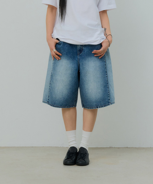 DESIRED（デシレッド）の「バミューダデニムパンツ-FBSK2601D0D（その他パンツ・メンズ・スカイブルー・MEDIUM/LARGE/X-LARGE）」の6枚目の写真