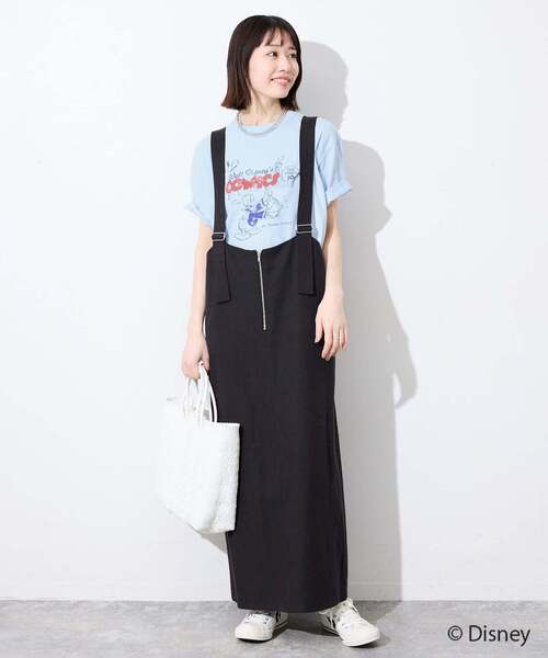 Champion(チャンピオン)の「《追加》Champion/チャンピオン SLOBE別注 /Mickey/Donald/ Tシャツ(Tシャツ/カットソー・レディース・ブラック/スカイブルー/ライトグレー/ホワイト/キャメル・FREE)」の15枚目の写真