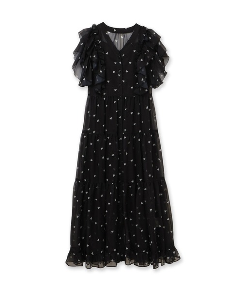 Audie a Muses(オーディアミューズ)の「【モデル美香×Audie a Muses】ハートプリントティアードワンピース(ワンピース・レディース・ベージュ/ブラック・38/40/42)」の21枚目の写真
