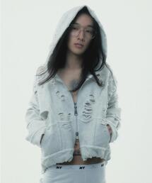 neith.（ネイス）の「neith./ネイス/Destroyed Crush Hoodie（パーカー）」