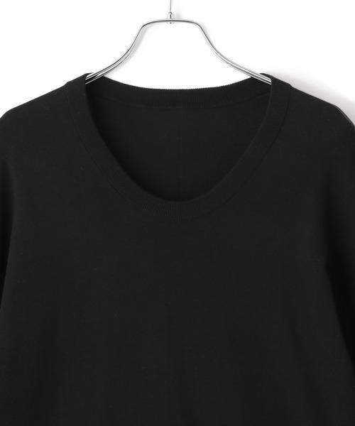 EMOELLE(エモエレ)の「【EMOELLE】シルクリネン混ニットTee(Tシャツ/カットソー・レディース・ブラック/ホワイト系その他5/ピンク系その他2・FREE)」の8枚目の写真