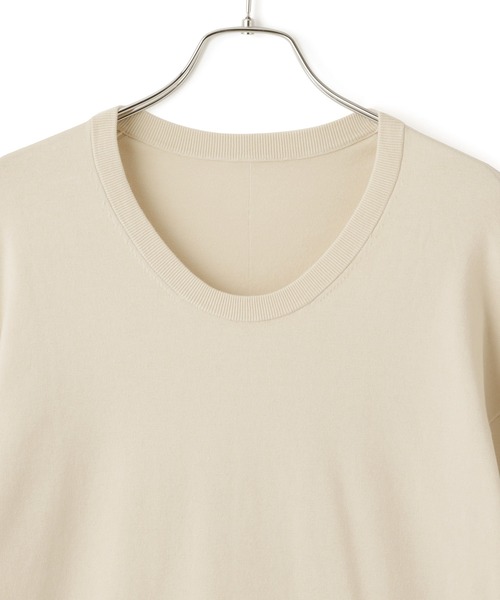 EMOELLE(エモエレ)の「【EMOELLE】シルクリネン混ニットTee(Tシャツ/カットソー・レディース・ブラック/ホワイト系その他5/ピンク系その他2・FREE)」の10枚目の写真