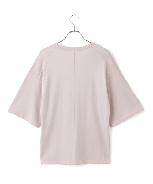 EMOELLE(エモエレ)の「【EMOELLE】シルクリネン混ニットTee(Tシャツ/カットソー・レディース・ブラック/ホワイト系その他5/ピンク系その他2・FREE)」の12枚目の写真