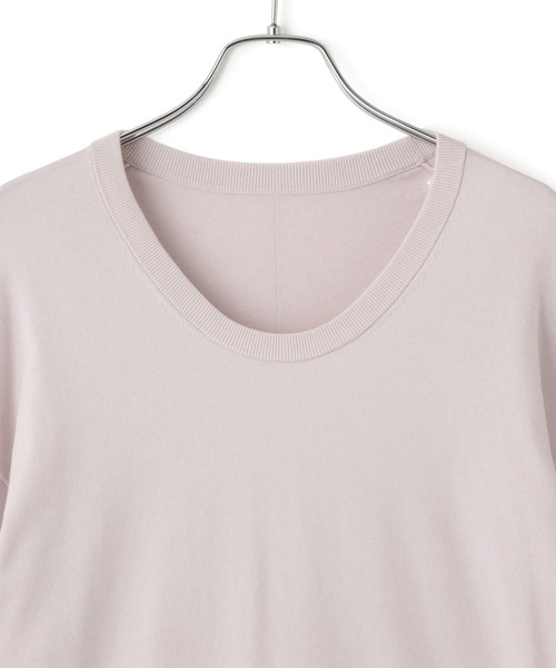 EMOELLE(エモエレ)の「【EMOELLE】シルクリネン混ニットTee(Tシャツ/カットソー・レディース・ブラック/ホワイト系その他5/ピンク系その他2・FREE)」の13枚目の写真