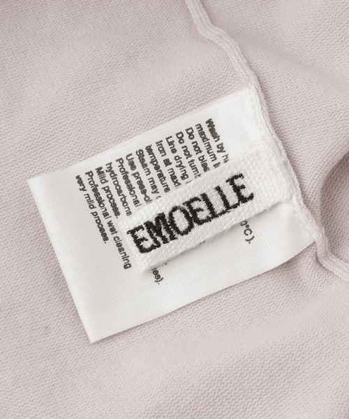 EMOELLE(エモエレ)の「【EMOELLE】シルクリネン混ニットTee(Tシャツ/カットソー・レディース・ブラック/ホワイト系その他5/ピンク系その他2・FREE)」の18枚目の写真