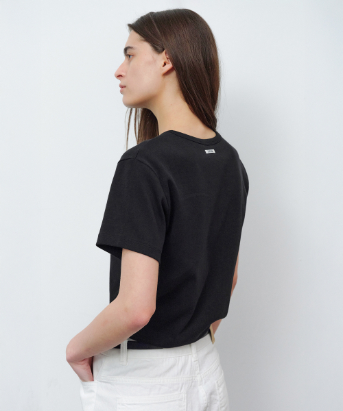 LEVAR(レバー)の「All-day Cotton Rib T-shirt - Black(Tシャツ/カットソー・レディース・その他・SMALL/MEDIUM)」の3枚目の写真