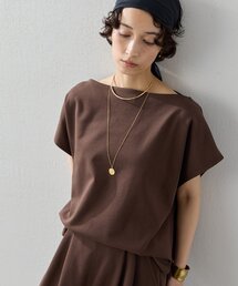 GALLARDAGALANTE | 【新色ブラウン登場!/セットアップ対応】ジャージーボートカットソー(Tシャツ/カットソー)