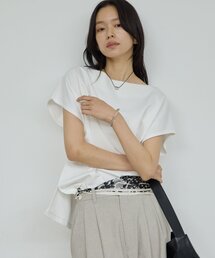GALLARDAGALANTE | 【こなれ見えを叶える】【セットアップ対応】ジャージーボートカットソー(Tシャツ/カットソー)