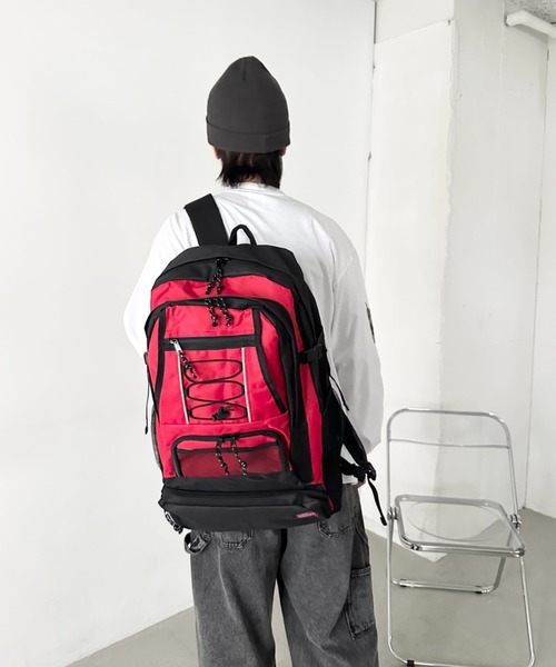 real design（リアルデザイン）の「[real design]多機能バックパック/リュック/大容量（バックパック/リュック・メンズ・ダークグレー/ネイビー/レッド/ブラック/オリーブ・FREE）」の6枚目の写真