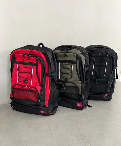real design（リアルデザイン）の「[real design]多機能バックパック/リュック/大容量（バックパック/リュック・メンズ・ダークグレー/ネイビー/レッド/ブラック/オリーブ・FREE）」の7枚目の写真