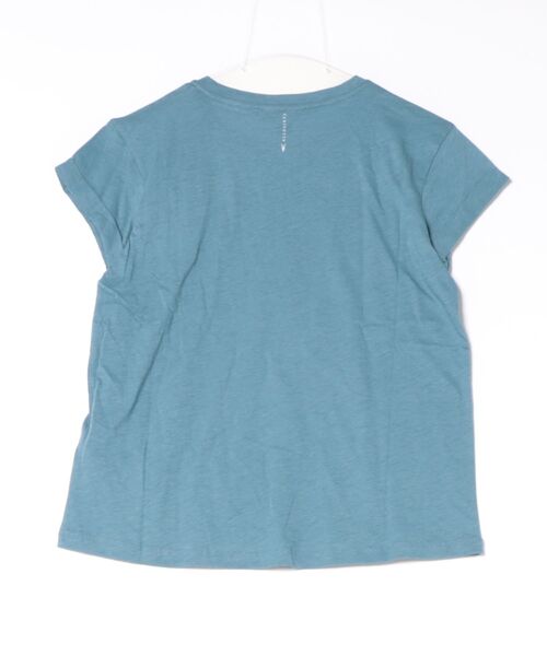 ALLSAINTS(オールセインツ)の「ANNA CREW NECK SHORT SLEEVE T-SHIRT | ANNA クルー ネック 半袖 Tシャツ(Tシャツ/カットソー・レディース・ブルー系その他・XS/S/M/L)」の2枚目の写真
