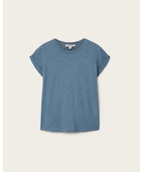 ALLSAINTS(オールセインツ)の「ANNA CREW NECK SHORT SLEEVE T-SHIRT | ANNA クルー ネック 半袖 Tシャツ(Tシャツ/カットソー・レディース・ブルー系その他・XS/S/M/L)」の3枚目の写真