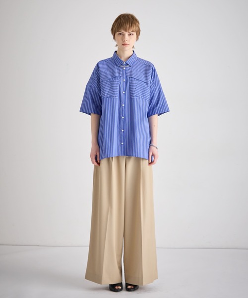 ATSURO TAYAMA(アツロウタヤマ)の「タックワイドパンツ(その他パンツ・レディース・ブラック/ベージュ・M)」の14枚目の写真
