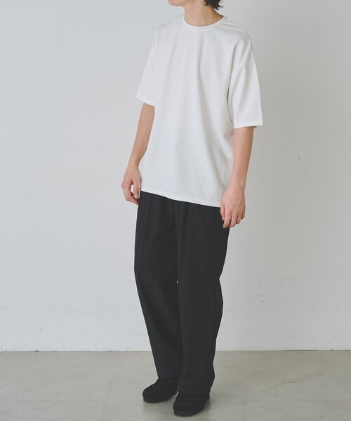 COLONY 2139(コロニートゥーワンスリーナイン)の「ミニジャガード半袖Tシャツ(Tシャツ/カットソー・メンズ・ホワイト/グレー/ブラック・LARGE/MEDIUM)」の17枚目の写真
