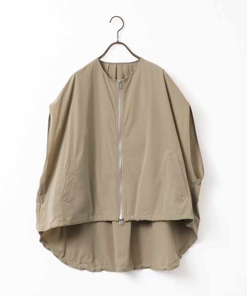 hunch(ハンチ)の「【接触冷感】Wジップ ノースリーブブルゾン(ブルゾン・レディース・アイボリー/ブラック/チョコ/カーキ・FREE)」の20枚目の写真
