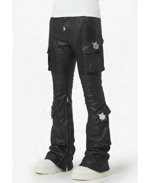 L.H.P(エルエイチピー)の「GUAPI/グアピ/Black Ops Leather Pant(その他パンツ・メンズ・ブラック・34/32/30/28)」の1枚目の写真