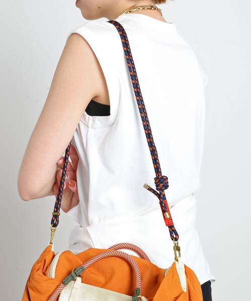 Topologie(トポロジー)の「【Topologie/トポロジー】6mm Rope Strap Navy Orange(その他小物・レディース・ネイビー・FREE)」の3枚目の写真