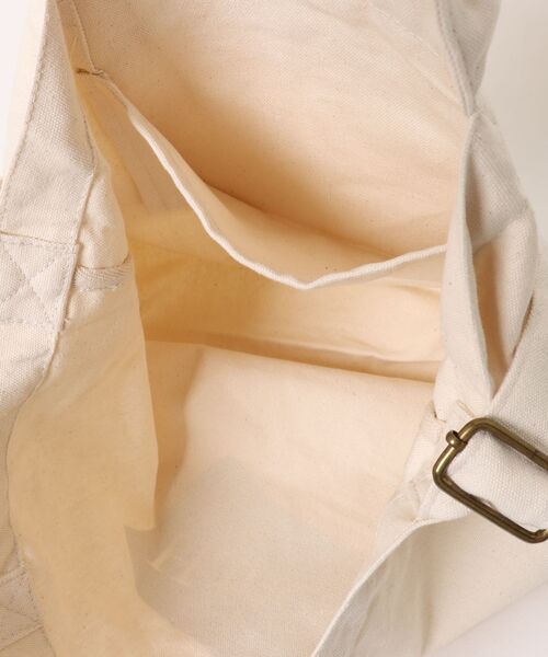 HANES（ヘインズ）の「【Hanes】フラッグロゴ帆布トートバッグ 60333802 TCP（トートバッグ・レディース・レッド/ブラック/カーキ・FREE）」の6枚目の写真