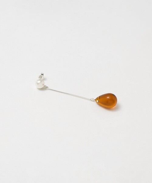 Steven Alan(スティーブンアラン)の「<Sisi Joia>LONG GOTA EARRINGS/ピアス(ピアス(両耳用)・レディース・ブラック/その他1/ブラウン系・FREE)」の5枚目の写真
