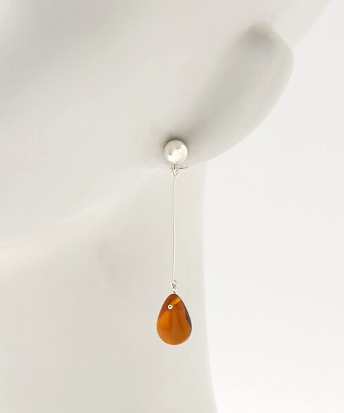 Steven Alan（スティーブンアラン）の「＜Sisi Joia＞LONG GOTA EARRINGS/ピアス（ピアス（両耳用）・レディース・ブラック/その他1/ブラウン系・FREE）」の10枚目の写真