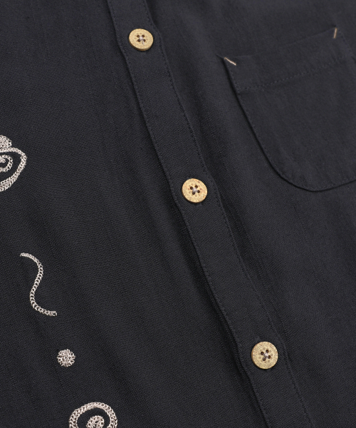 RuNaKi'Hu'（ルナキフ）の「WXTS013 ハラッパ アンバランス 半袖シャツ (ブラック)（シャツ/ブラウス・レディース・その他・1/2）」の6枚目の写真
