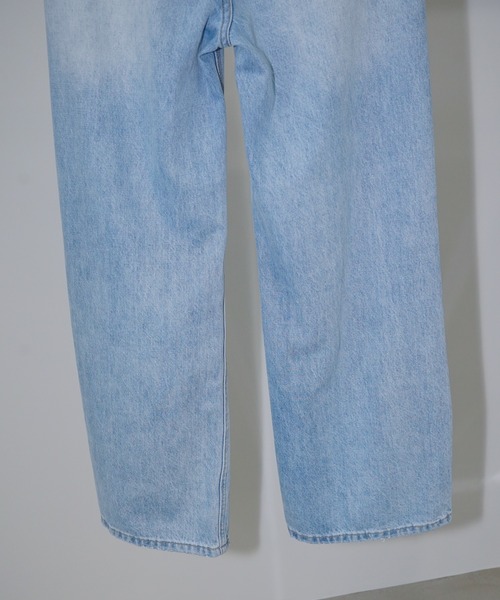 chuclla（チュクラ）の「ヴィンテージダメージワイドデニム chw26s293（デニムパンツ・レディース・ライトブルー・L/M/S）」の18枚目の写真