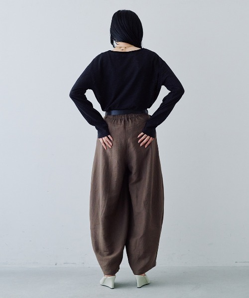 MEDE19F（メデジュウキュウ）の「ＭＥＤＥ１９Ｆ　シアーボーダーカットソートップス（Tシャツ/カットソー・レディース・ホワイト×ブラック/チャコールグレー×ブラック/ブラック×ブラック・M/LL/L）」の7枚目の写真