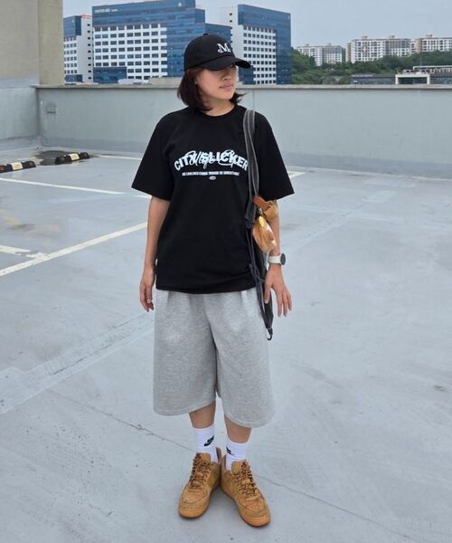 NESPA STUDIO（ネスパスタジオ）の「セレンセミクロップトラック半袖Tシャツ6カラー[NSSE_6001]（Tシャツ/カットソー・レディース・アイボリー系1/アイボリー系2/ピンク/スカイブルー/ベージュ/ネイビー・1）」の7枚目の写真