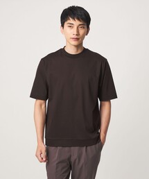 A+ COOL スムース クルーネック カットソー -接触冷感・抗菌-
