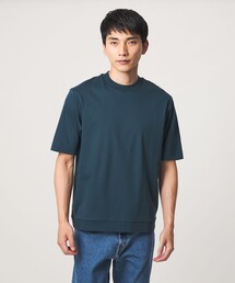 A+ COOL スムース クルーネック カットソー -接触冷感・抗菌-