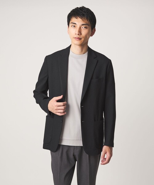 green label relaxing（グリーンレーベルリラクシング）の「A+ COOL スムース クルーネック カットソー -接触冷感・抗菌-（Tシャツ/カットソー・メンズ・ブラック/ホワイト/ライトブルー/ライトグレー/ダークグリーン/ダークブラウン・S/M/L/XL）」の12枚目の写真