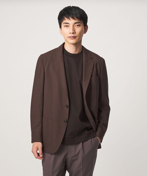 green label relaxing（グリーンレーベルリラクシング）の「A+ COOL スムース クルーネック カットソー -接触冷感・抗菌-（Tシャツ/カットソー・メンズ・ブラック/ホワイト/ライトブルー/ライトグレー/ダークグリーン/ダークブラウン・S/M/L/XL）」の21枚目の写真