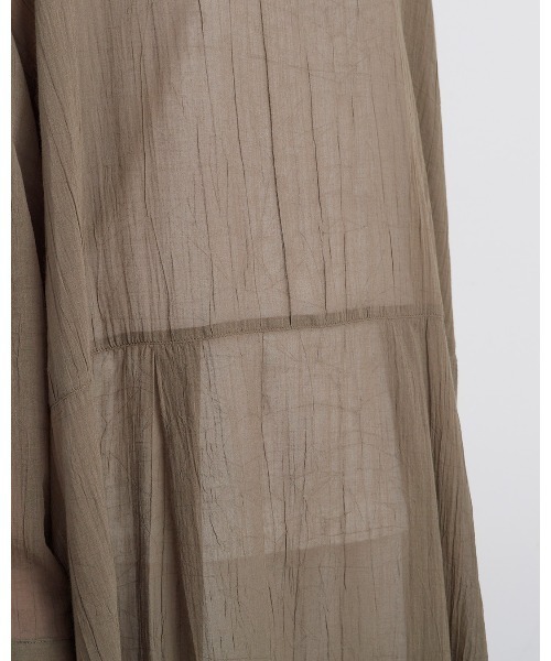 HEAVENLY（ヘブンリー）の「【 HEAVENLY / ヘブンリー 】 Longsleeve Sheer Tunic  2625092　DLI（チュニック・レディース・カーキ/オフホワイト/ブラック・FREE）」の17枚目の写真