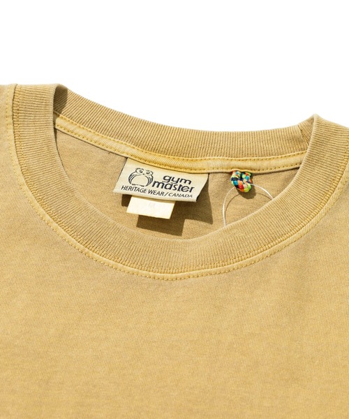 go slow caravan(ゴースローキャラバン)の「gym master/ジムマスター 6.2oz ピグメント サボテン ビッグTee(Tシャツ/カットソー・メンズ・マスタード/グリーン・X-LARGE/LARGE/MEDIUM)」の6枚目の写真